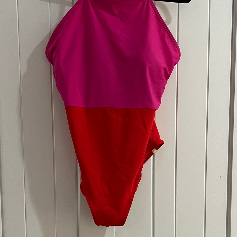 Summersalt Vibrant Pink and Red Swimsuit - Picture 4 of 9